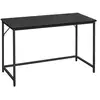 Image de Bureau industriel montage facile, Noir / 60 x 120 x 76 cm