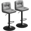 Image de 2 tabourets de bar réglables