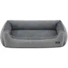 Image de Panier pour chien en tissu peluche, Gris / XXL (120 x 90 x 30 cm)