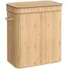 Image de Panier à linge en bambou, Beige naturel / 100 L
