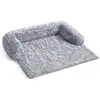 Image de FluffyHug Panier pour Chien, 110 x 95 x 18 cm / Gris Ombré