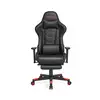 Image de Fauteuil Gaming accoudoirs 3D noir et rouge, Noir + Rouge