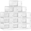 Image de Boîte à chaussures transparent, 12 / Transparent + Blanc
