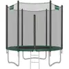Image de Trampoline Ø 183 cm extérieur avec échelle, Noir + Vert