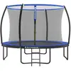 Image de Trampoline extérieur avec échelle, Noir + Bleu / Ø 305 cm