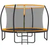 Image de Trampoline extérieur avec échelle, Orange / Ø 366 cm