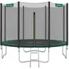 Image de Trampoline extérieur avec échelle et filet de protection, Vert Nouveau / Ø 366 cm