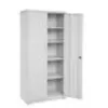 Image de Meuble de rangements avec 4 étagères, Gris / 40 x 80 x 180 cm (P x L x H)