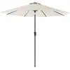 Image de Parasol de jardin avec manivelle, Beige / Ø 2,7 m