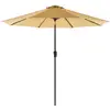 Image de Parasol de jardin avec manivelle, Taupe / Ø 2,7 m