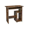 Image de Bureau avec support clavier, Marron Rustique