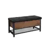 Image de Banc rangement marron noisette