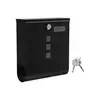 Image de Boîte aux lettres murale, Noir / 10P x 30,8L x 33,8H cm