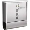 Image de Boîte aux lettres murale, Argenté / 10P x 30,8L x 33,8H cm