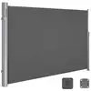 Image de Store latéral rétractable, Noir / 1,6 x 4 m