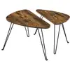 Image de Tables gigognes marron rustique