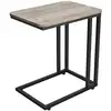 Image de Table d’appoint mobile, Grège + Noir