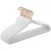 Image de Cintres en velours antiglisse, Blanc + Rose Gold / 20
