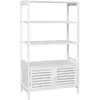 Image de Meuble de salle de bain, Boisée et Blanc