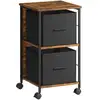 Image de Armoire de classement avec 2 tiroirs, Marron