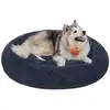 Image de Panier pour chien tout doux, Gris Foncé / L 140 x l 140 x H 20 cm