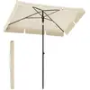 Image de Parasol avec sac de transport, Beige / 2,3 x 1,5 m