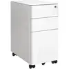 Image de Caisson de bureau mobile 3 tiroirs, Blanc