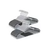 Image de Cintres en plastique antidérapant, Gris Clair + Gris Foncé / 50
