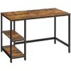 Image de Bureau informatique avec 2 étagères, Industriel / 120cm