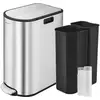 Image de Poubelle de cuisine double 30L et 20L