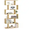 Image de Étagère de rangement à plusieurs niveaux, Chêne Naturel / 6 Niveaux (70L cm)