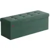 Image de Banc de Rangement Pliable, Vert Rétro / 38 x 110 x 38 cm
