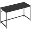 Image de Bureau industriel montage facile, Noir / 60 x 140 x 76 cm