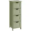 Image de Meuble rangement 4 tiroirs, Vert Olive