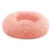 Image de Panier pour chien en tissu peluche, Rose / L 50 x l 50 x H 20 cm