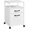 Image de Caisson de bureau avec 2 tiroirs, Blanc Nuage