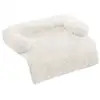 Image de FluffyHug Panier pour Chien, 110 x 95 x 18 cm / Blanc Nuage