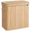 Image de Panier à linge en bambou, Bambou Naturel / 150 L