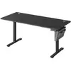 Image de Bureau électrique assis-debout réglable en 4 hauteurs mémorisables, Noir D'encre / 70P x 160L x (72-120)H cm