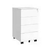 Image de Caisson de Bureau Mobile, Blanc Nuage / 45P x 39L x 69H cm