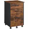 Image de Caisson de bureau 3 tiroirs mobile industriel