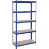 Image de Étagère de rangement à 5 niveaux, Bleu