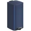 Image de Poubelle de cuisine à pédale en acier, Bleu Minuit / 30 L
