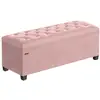 Image de Tabouret de rangement charge jusqu'à 300 kg, Rose Bonbon