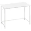 Image de Bureau industriel assemblage simple, Blanc Érable