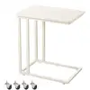 Image de Table d’appoint mobile, Blanc Crème