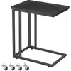 Image de Table d’appoint mobile, Noir Boisé