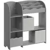 Image de Étagère de rangement pour enfants gris tourterelle