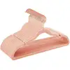 Image de Cintres en velours antiglisse, Rose Clair / 30