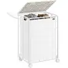 Image de Panier à linge sale, Blanc Nuage / 90L (46 x 33 x 65 cm)